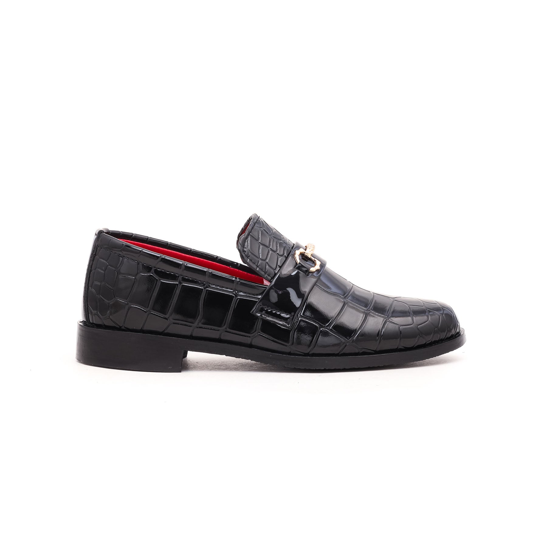 Boys Black Formal Shoes KD0459