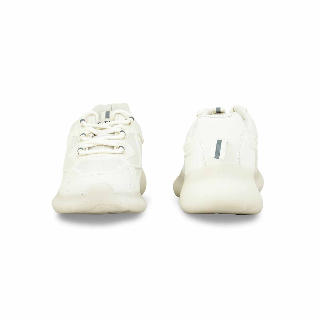 White Casual Sneaker For Ladies AT7350
