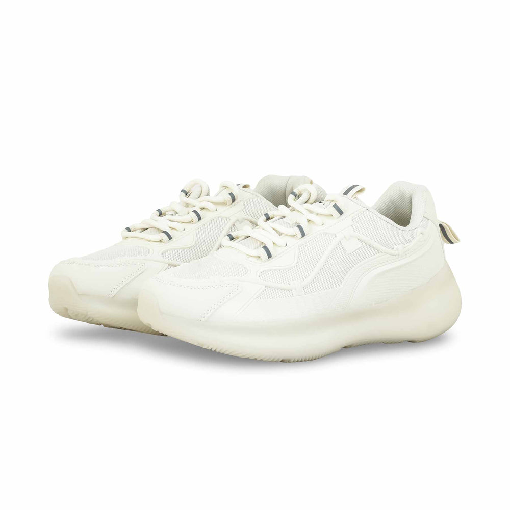 White Casual Sneaker For Ladies AT7350