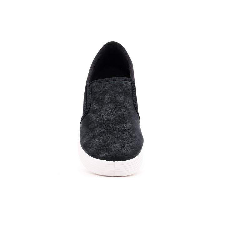 Black Casual Slip Ons AT9076