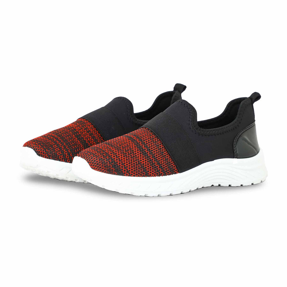 Red Casual Sneaker For Women AT9098