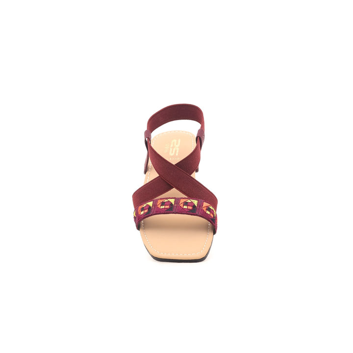 Maroon Casual Chappal CL1370