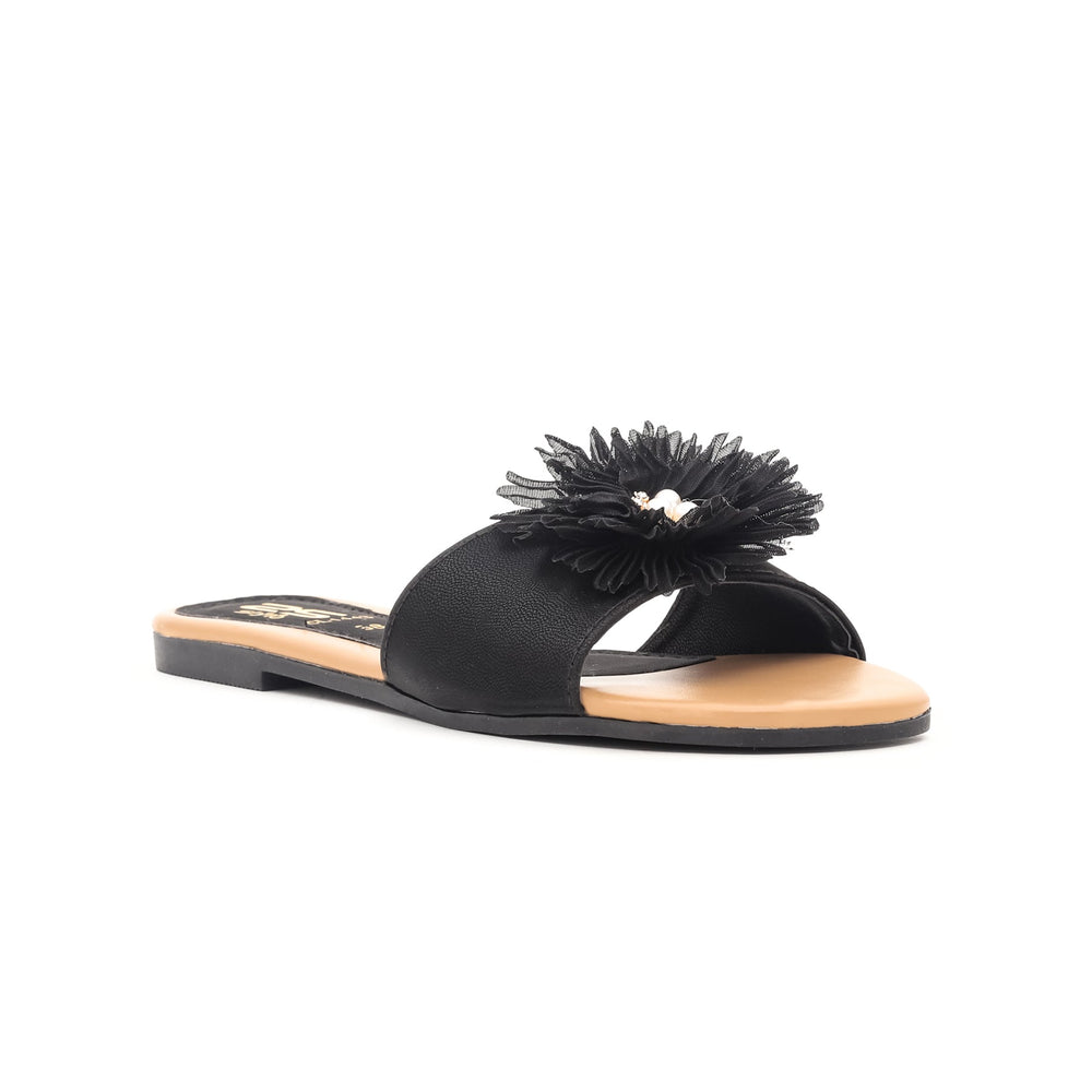 Black Casual Slipper CL1443