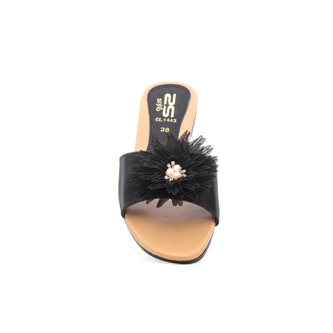 Black Casual Slipper CL1443