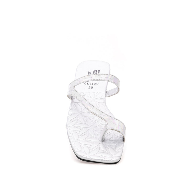 Silver Casual Chappal CL1490