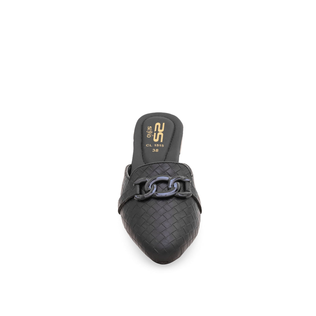 Black Casual Mule CL1515