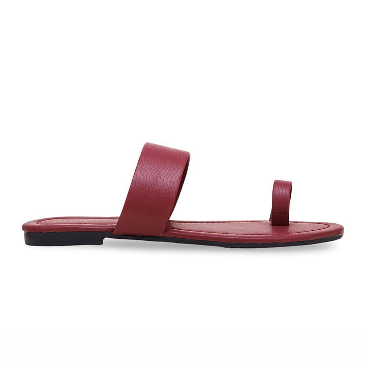 Maroon Casual Chappal CL1563