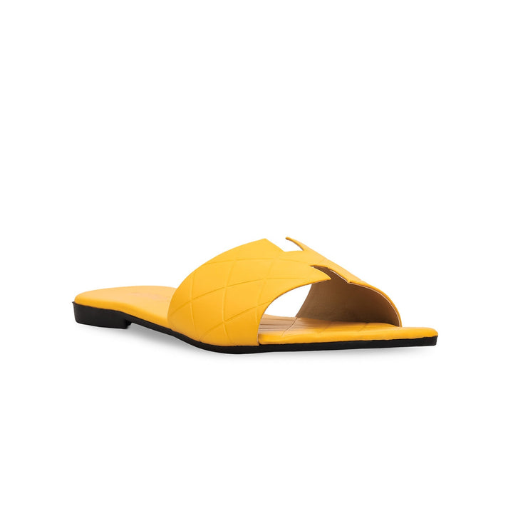 Yellow Casual Chappal CL1641