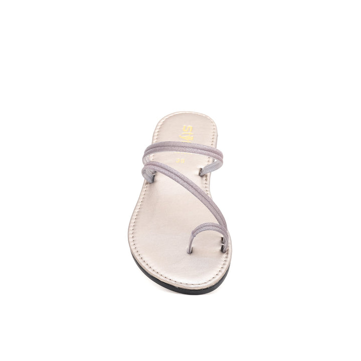 Grey Casual Chappal CL1649