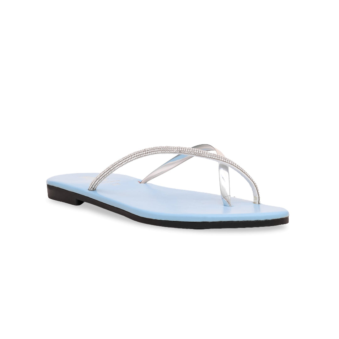 Aqua Green Casual Chappal CL1679