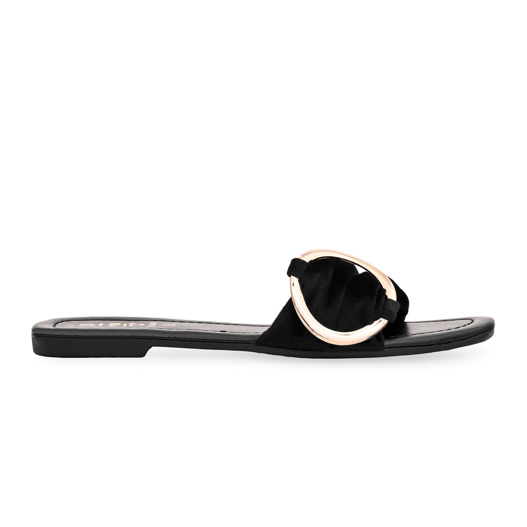 Black Casual Slipper CL1692