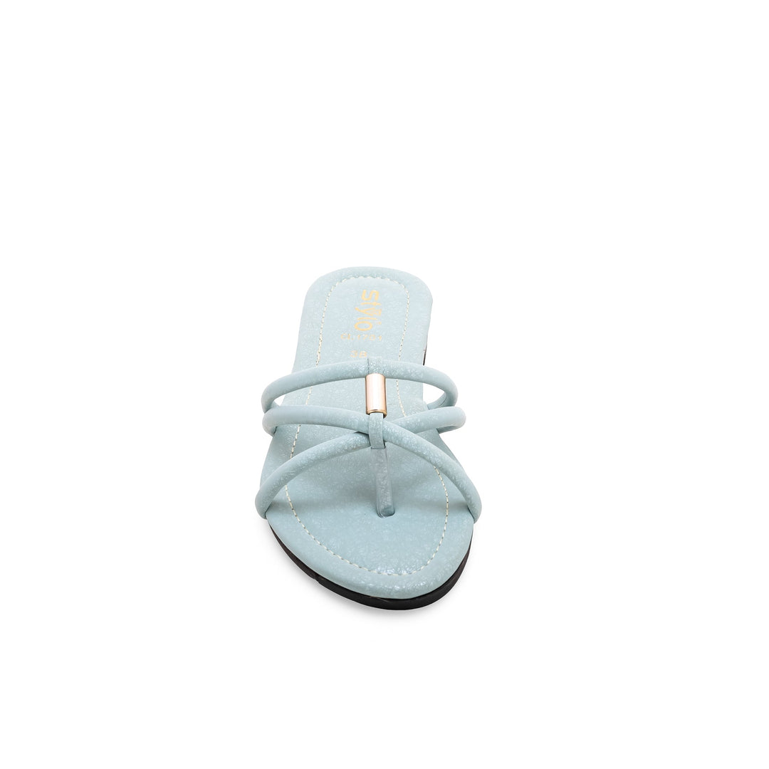 Aqua Green Casual Chappal CL1701