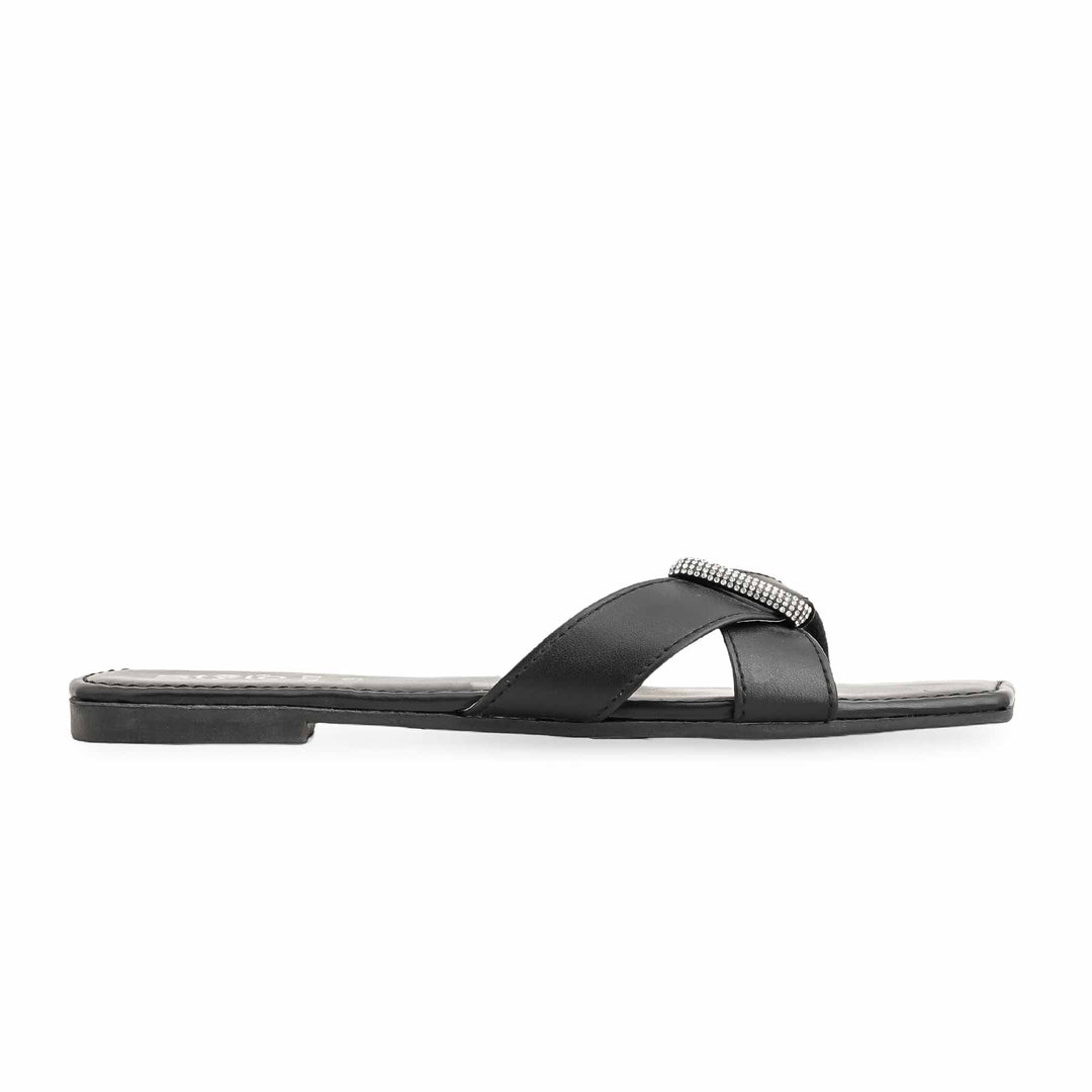 Black Casual Slipper For Women CL1730