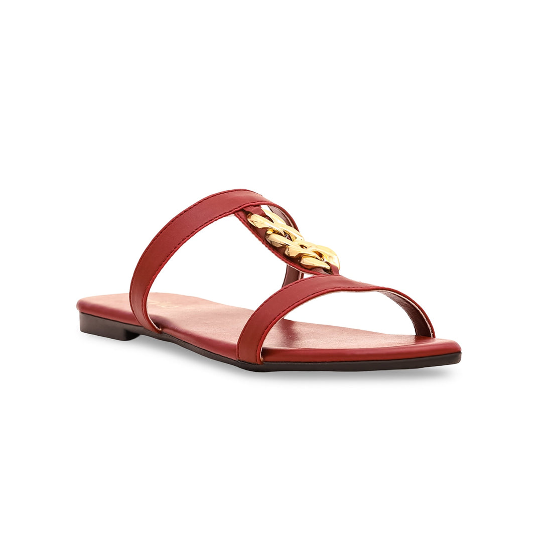 Maroon Casual Chappal CL1762