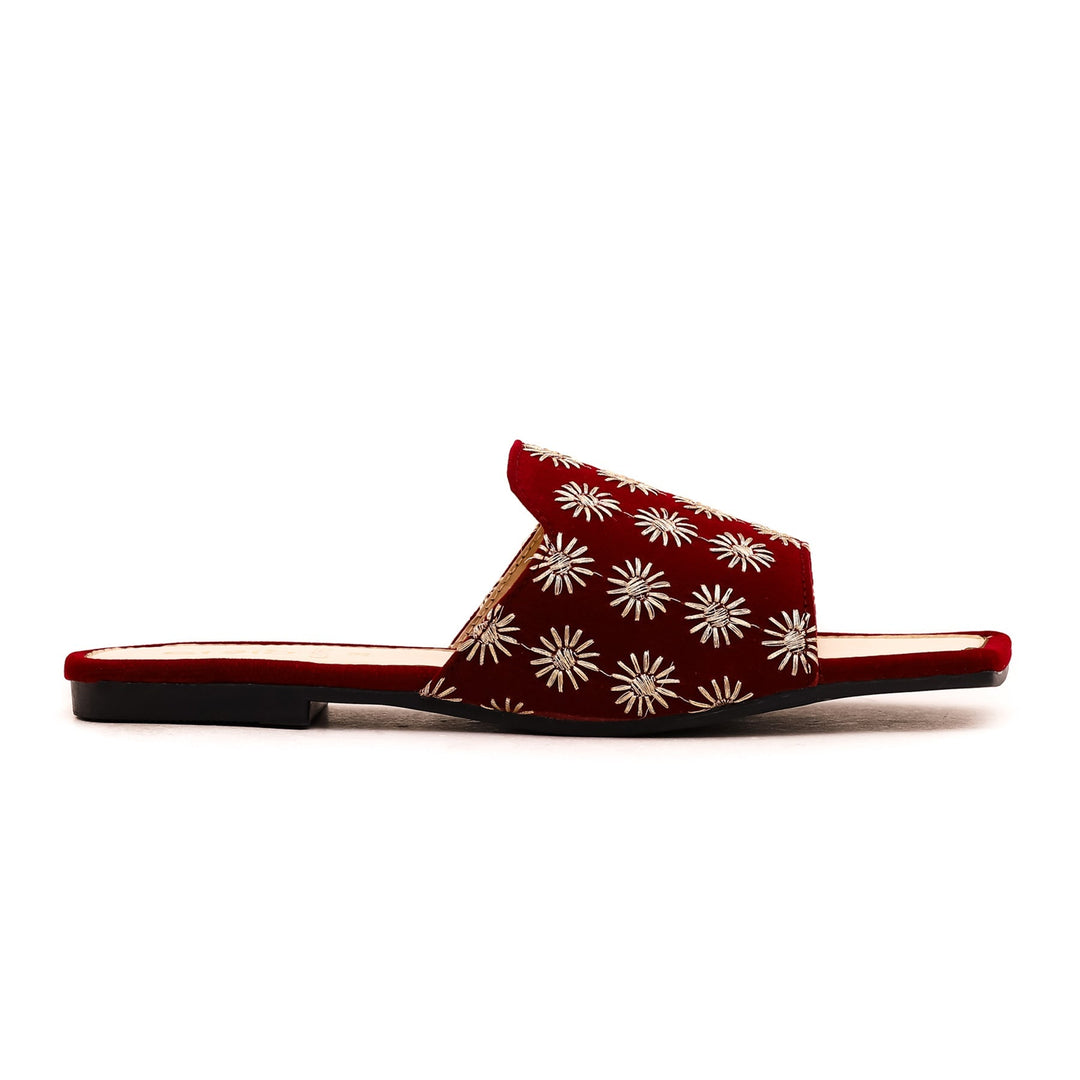 Maroon Casual Slipper CL1765