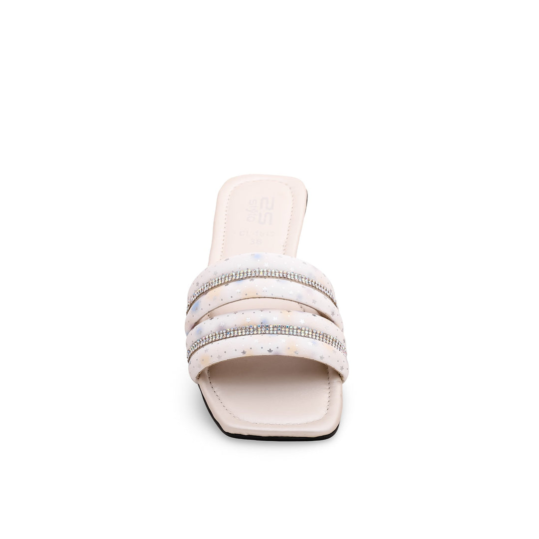 White Casual Slipper CL1813