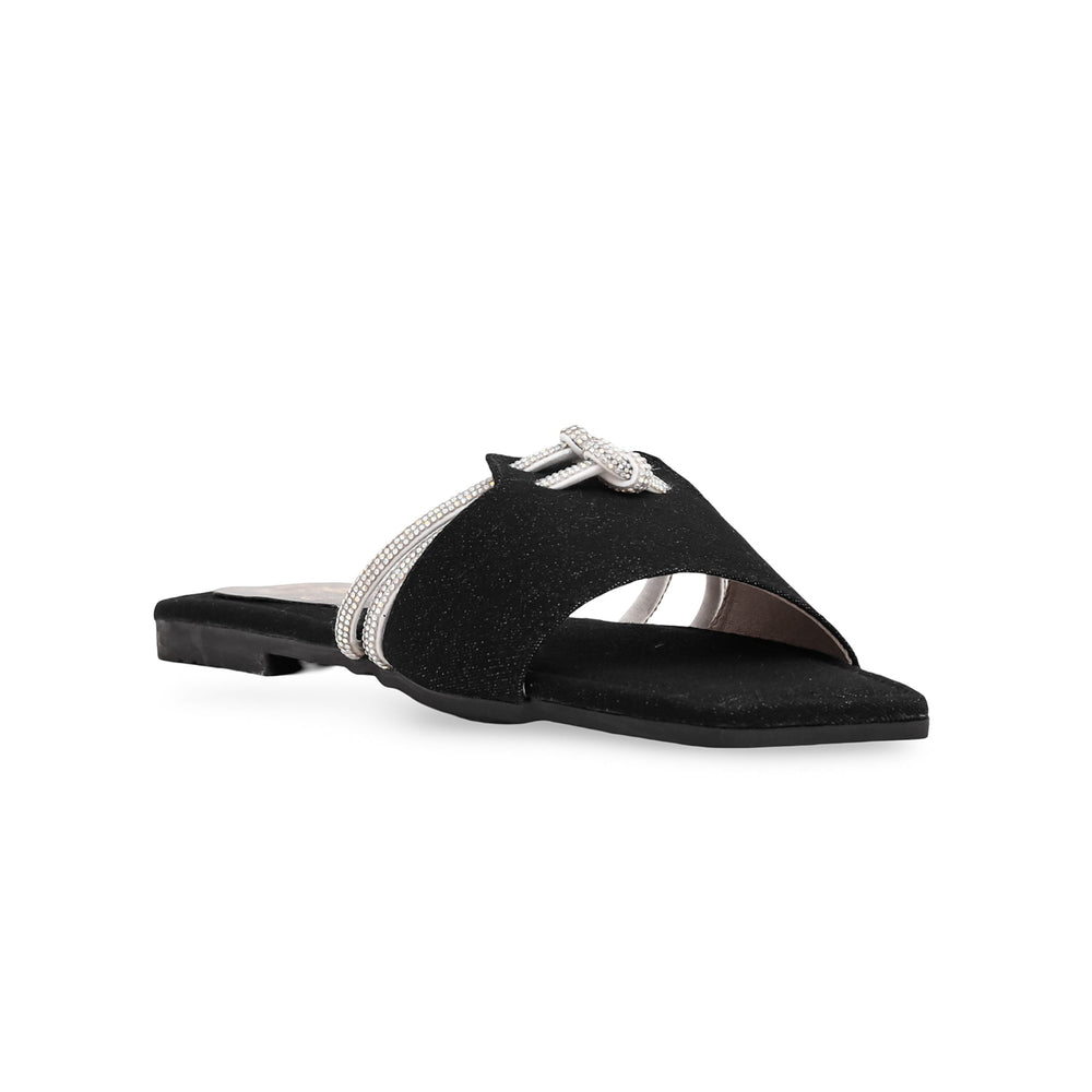 Black Casual Slipper CL1817