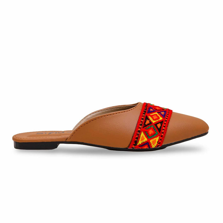 Mustard Back Open Chappal CL1838