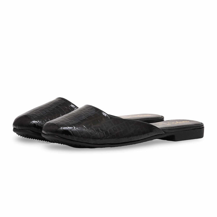 Black Back Open Slipper CL1858