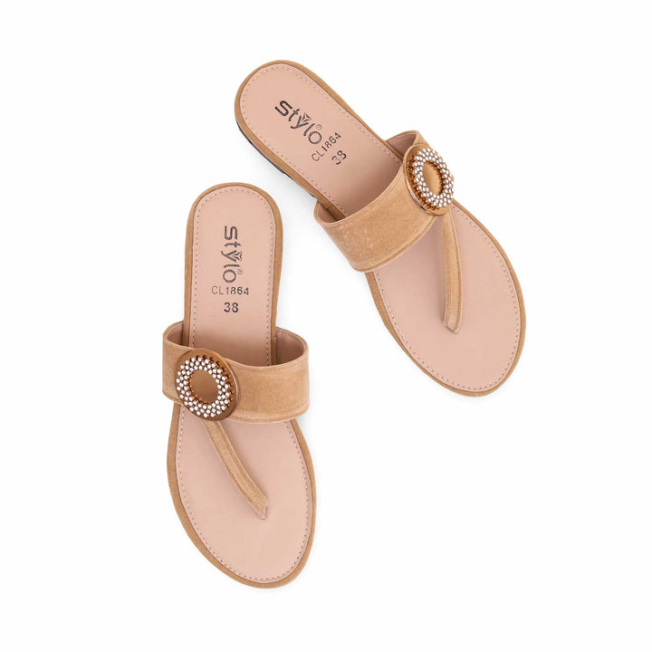 Fawn Casual Chappal CL1864