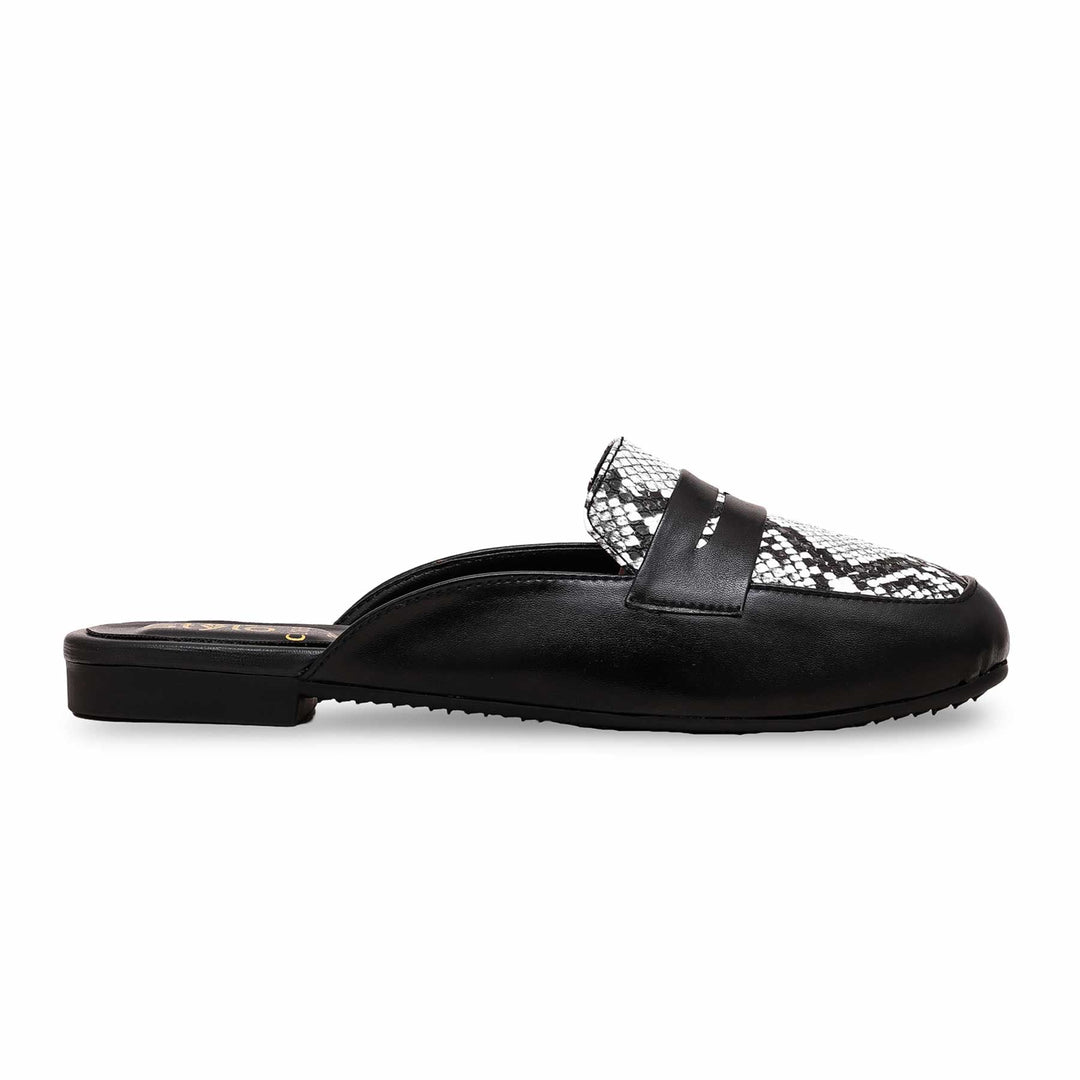 Black Casual Mule CL1865