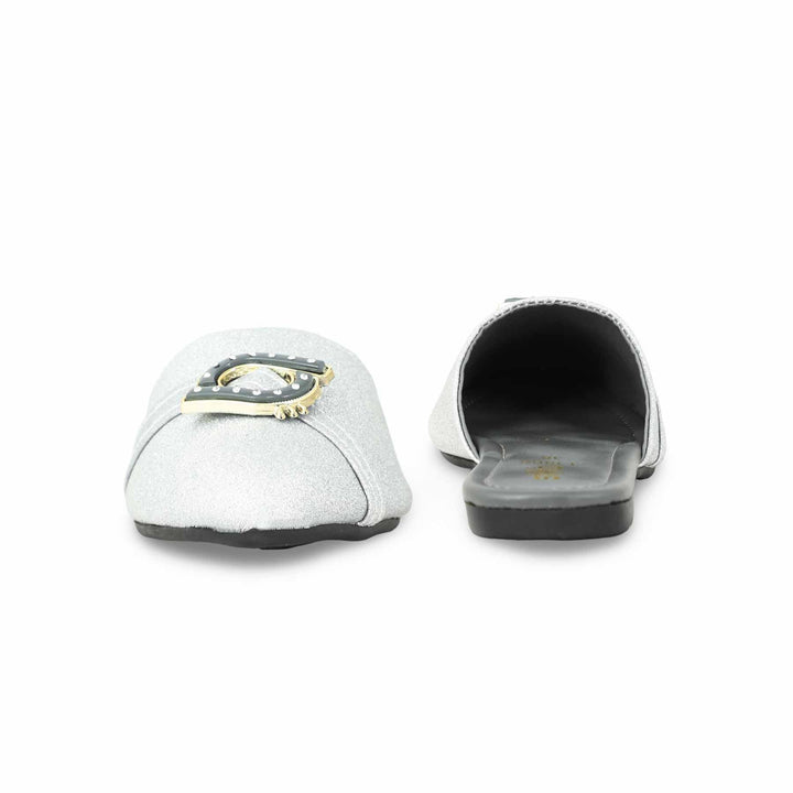 Silver Casual Mule CL1868