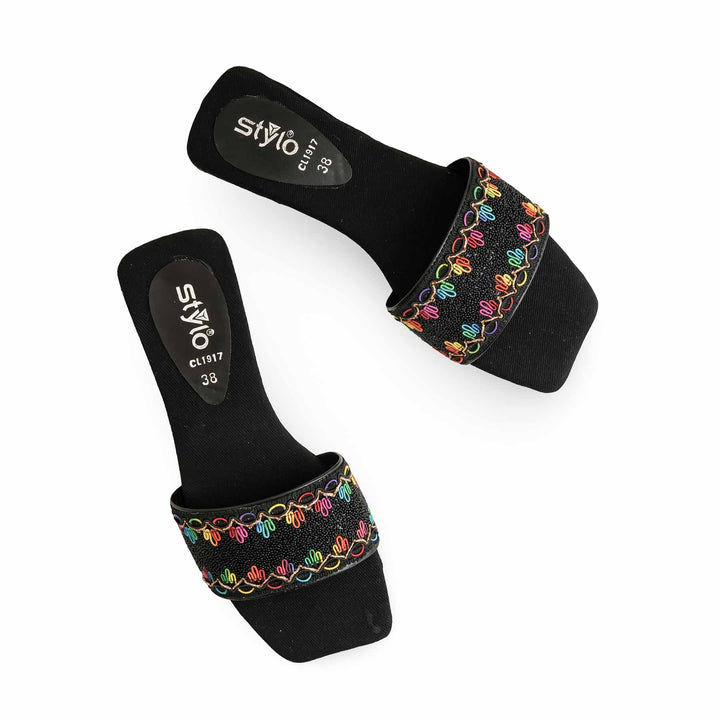 Black Casual Slipper CL1917
