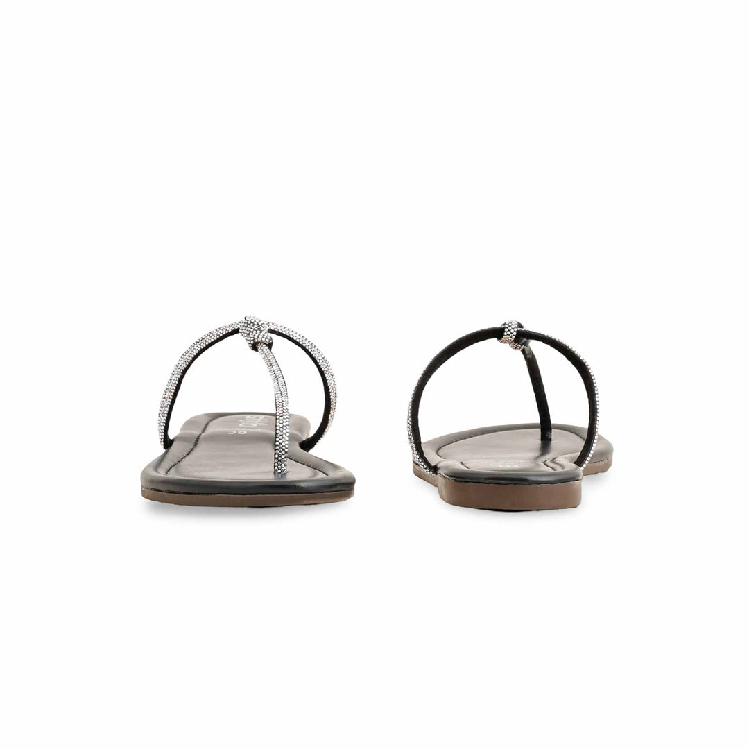 Black Casual Chappal For Women CL1959