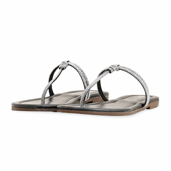 Black Casual Chappal For Women CL1959