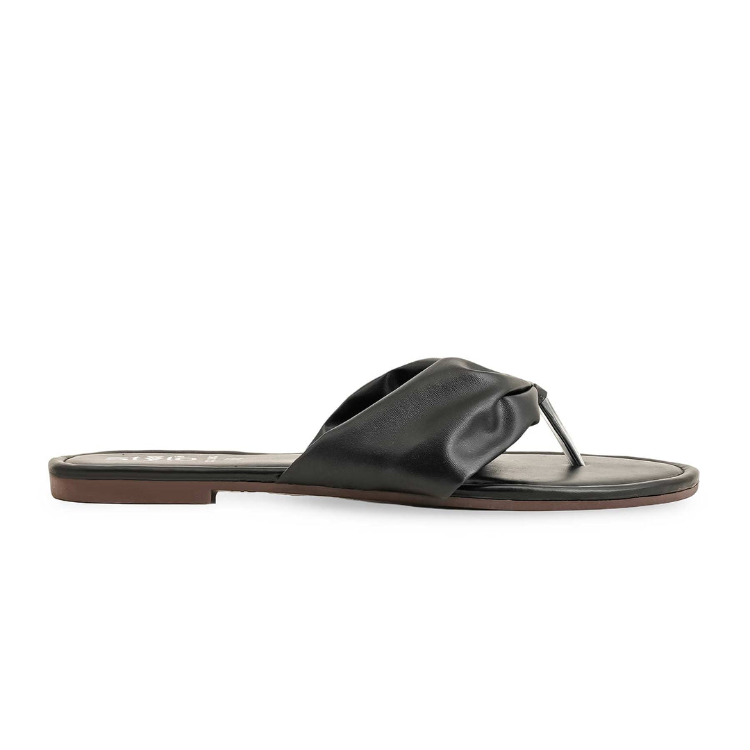 Black Casual Chappal For Women CL1962
