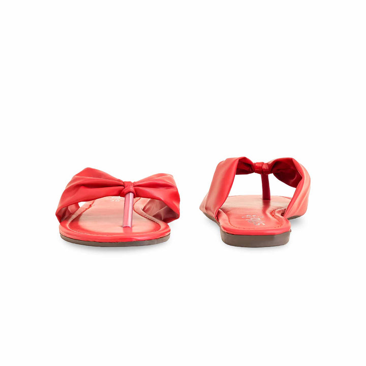 Red Casual Chappal CL1962