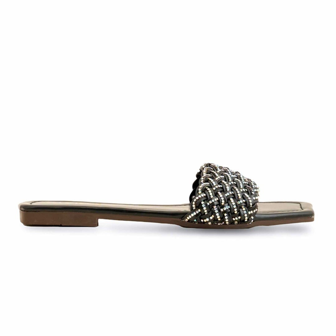 Black Casual Slipper CL1976