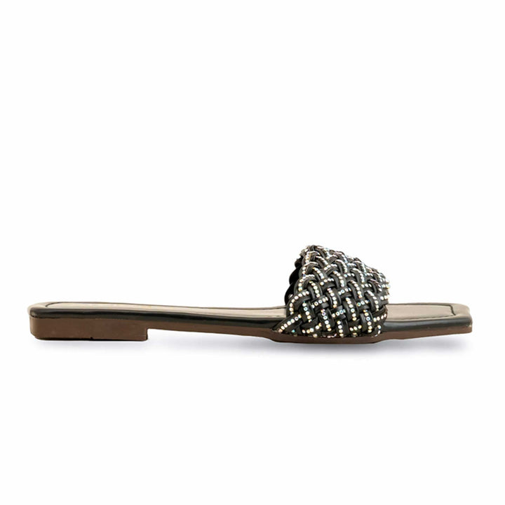 Black Casual Slipper CL1976