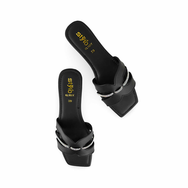 Black Casual Women Slipper CL1977