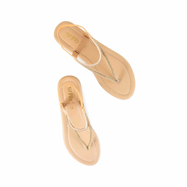 Peach Casual Chappal CL1981
