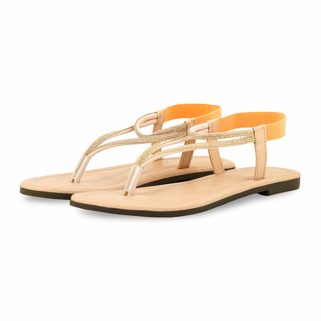 Peach Casual Chappal CL1981