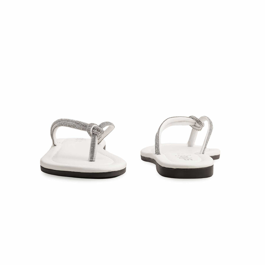 White Casual Chappal CL1994