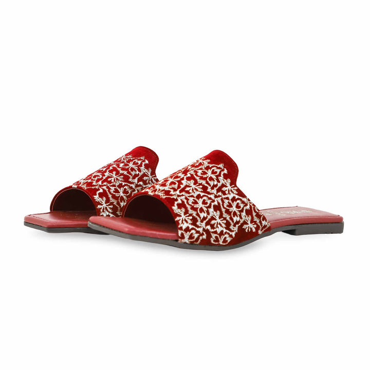 Maroon Casual Slipper CL2005
