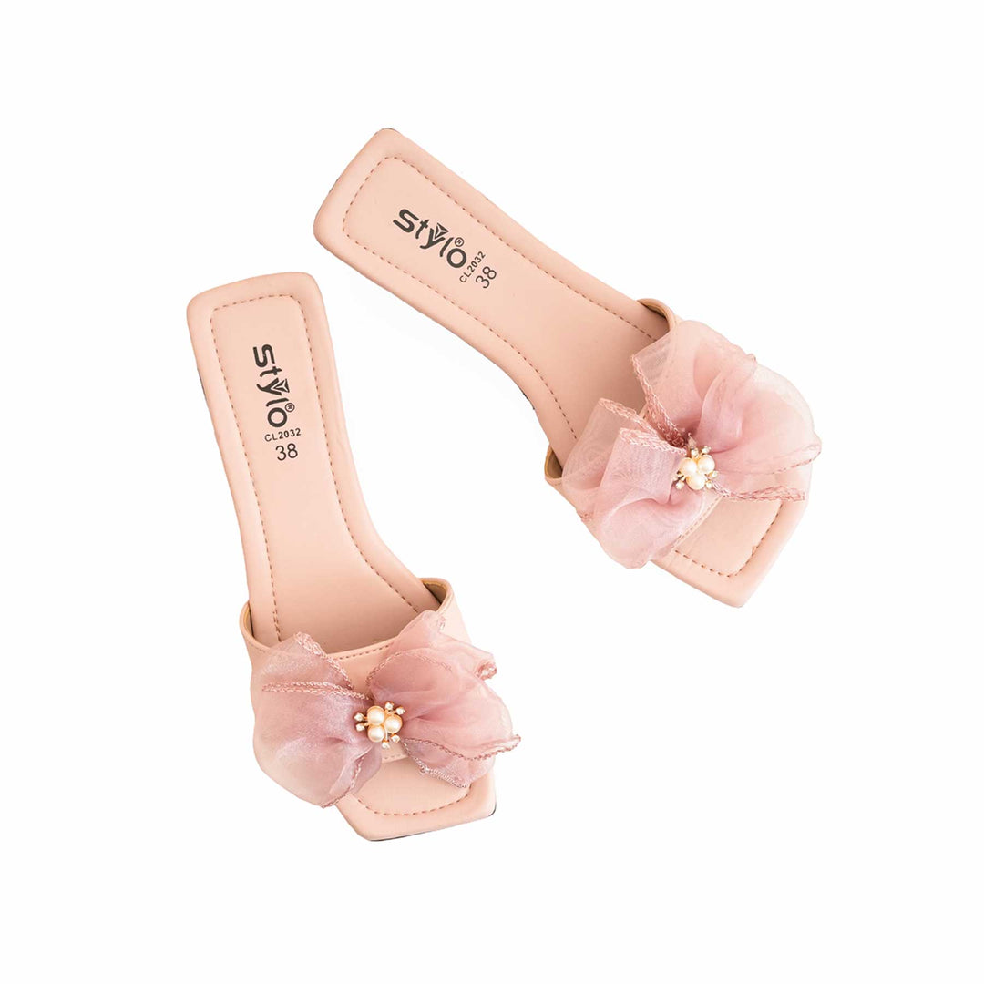 Pink Casual Slipper For Ladies CL2032