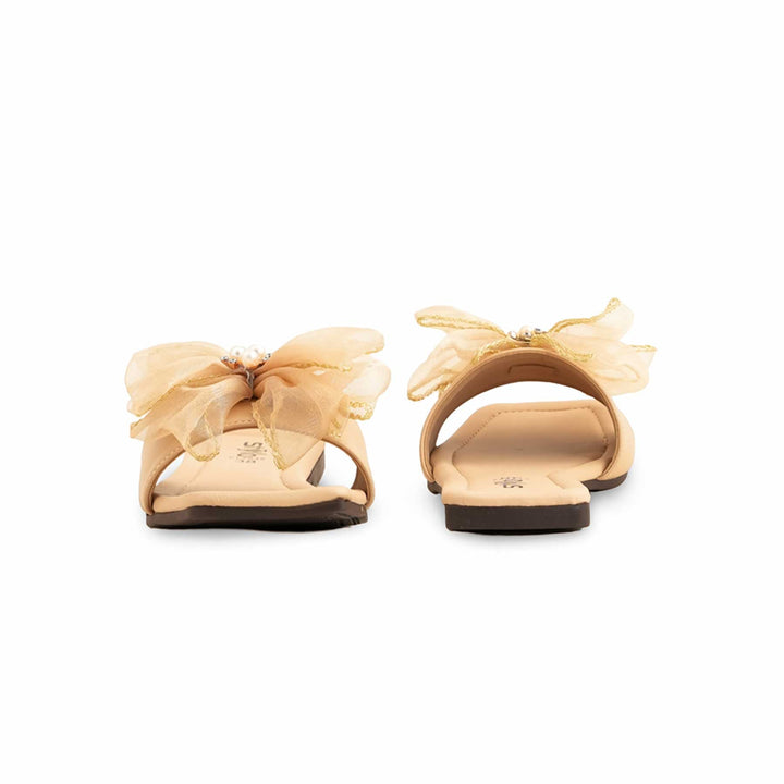 Beige Casual Slipper For Ladies Cl2032