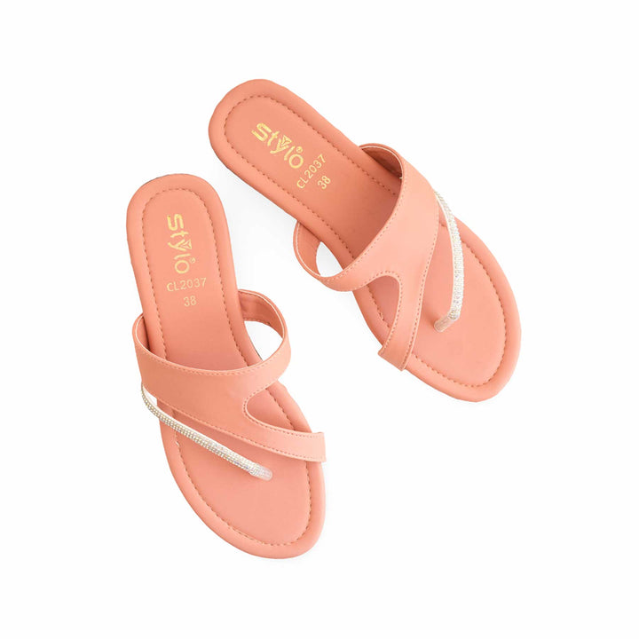 Pink Casual Chappal For Women CL2037