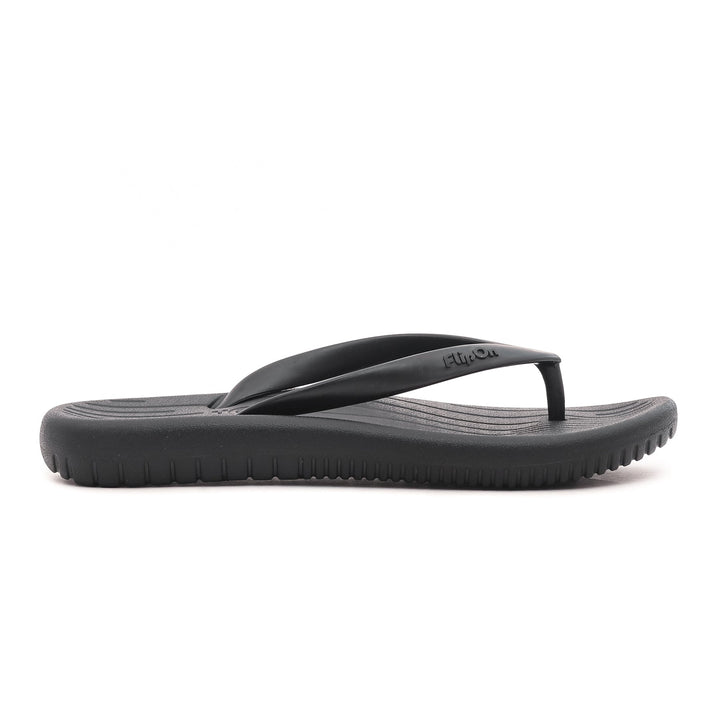 Black Casual Chappal CL9235