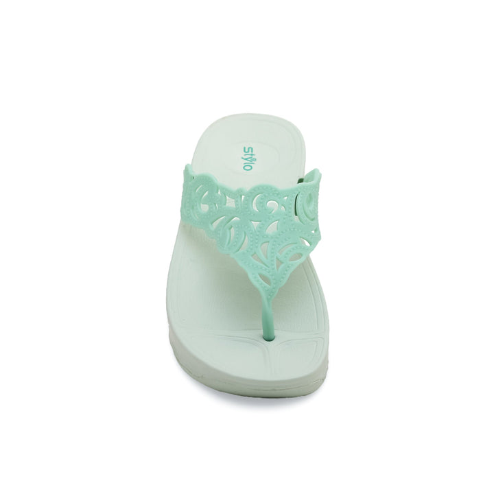 Aqua Green Casual Flip Flop Cl9243