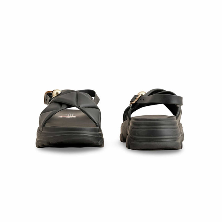 Black Casual Sandal For Ladies CL9254