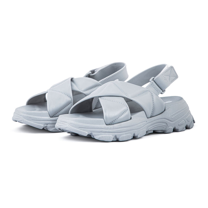 Grey Casual Chappal CL9305