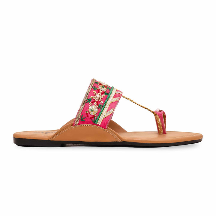 Pink Fancy Chappal EC0207