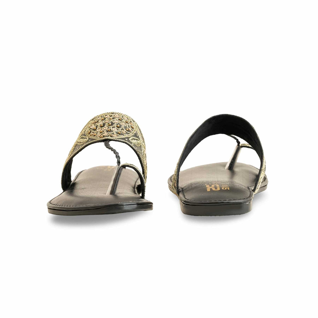 Black Ethnic Chappal EC0214