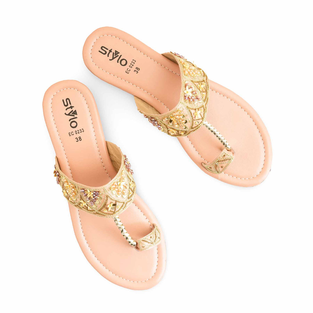 Pink Fancy Chappal EC0233