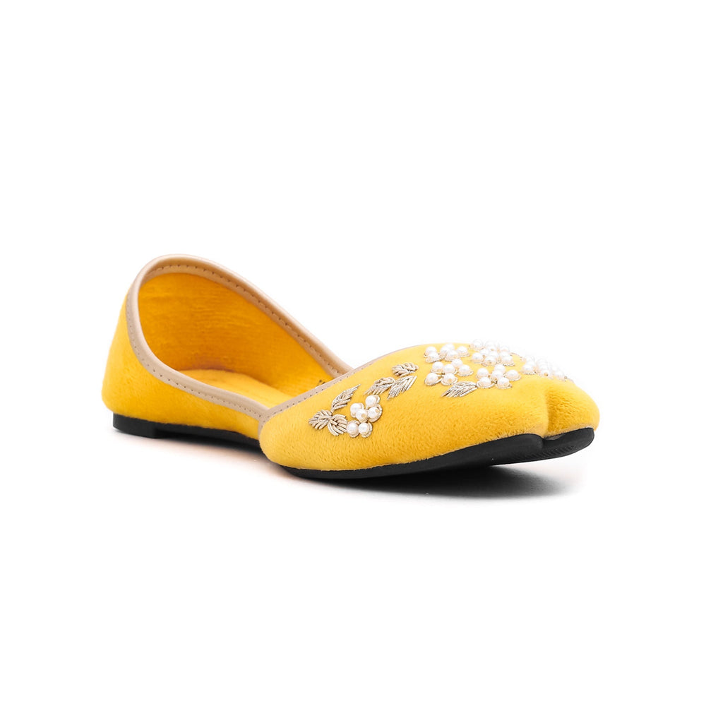 Yellow Ethnic Khusa EC8288 | Stylo