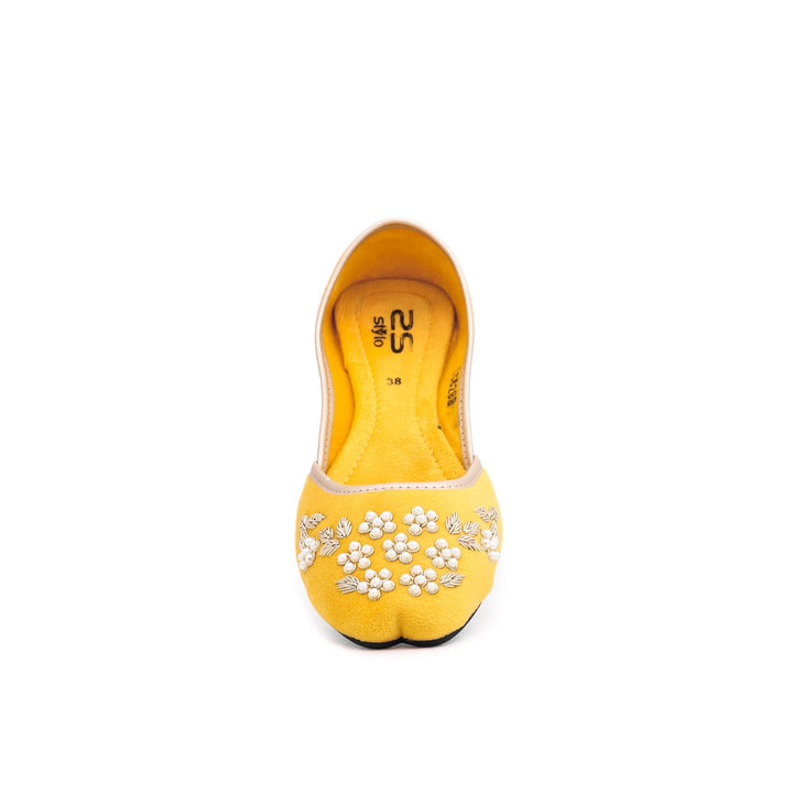 Yellow Ethnic Khusa EC8288 | Stylo